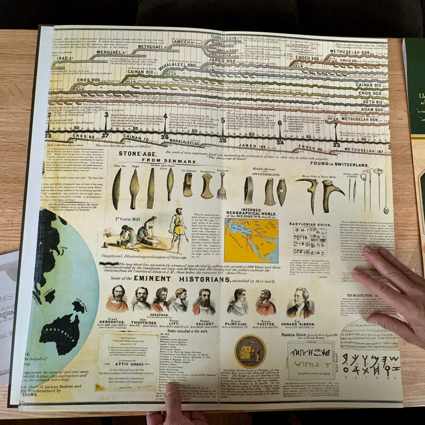 Adams Time Chart BUNDLE (Hardcover + Digital)